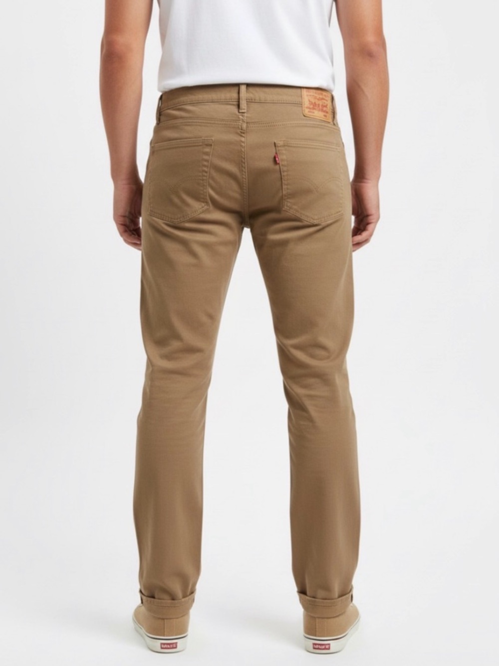 Levi’s Men’s Slim Straight Jeans Tan Khaki W32 L30